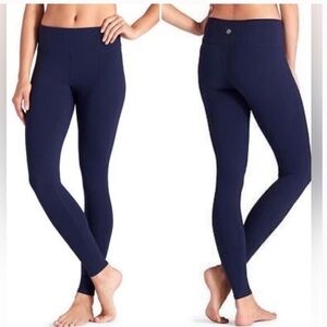 Athleta Navy Chaturanga Tight